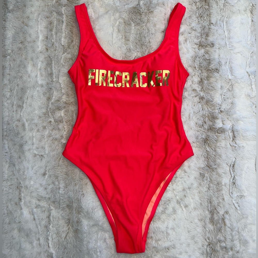 🧨Firecracker Xhilaration Swimsuit/Bodysuit